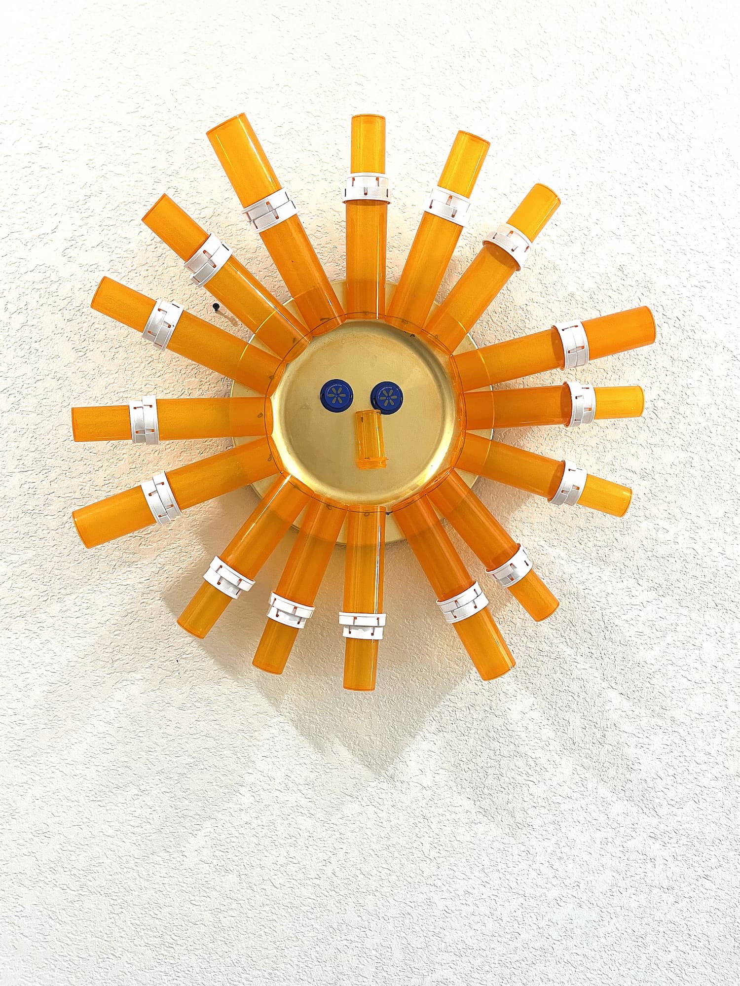 My Medi-Sun, found plastic assemblage by Lynn Charles Foster